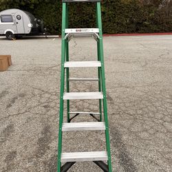 6 ft. Fiberglass Step Ladder (10 ft. Reach Height) with 225 lb. Load 