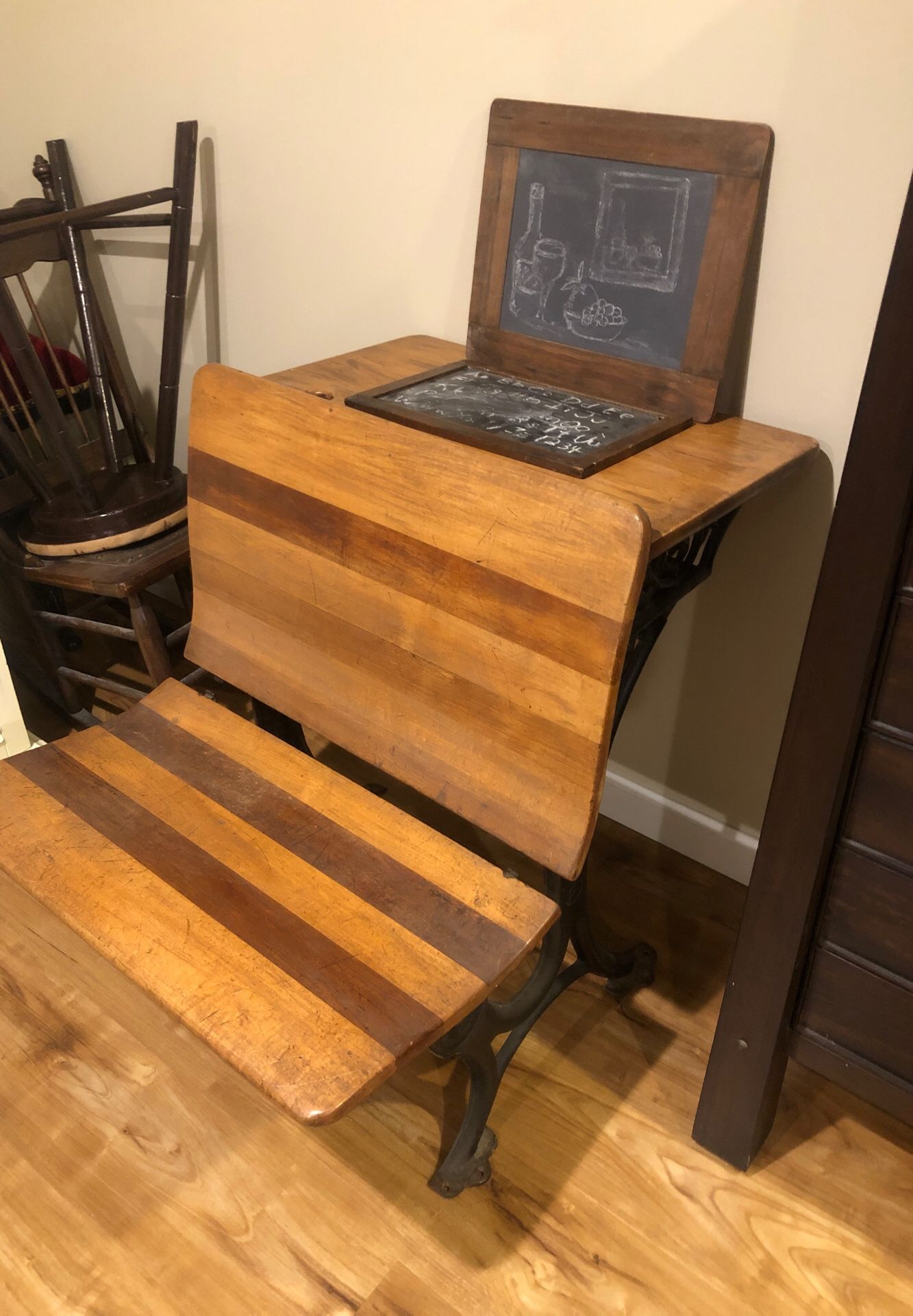 Antique school desk make offer