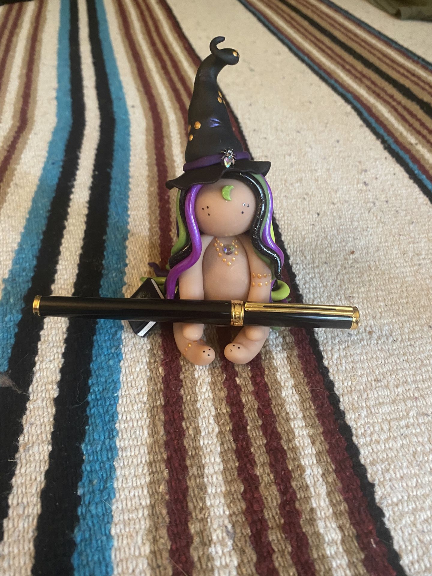 Ceramic Witch Theme Pen Holders!