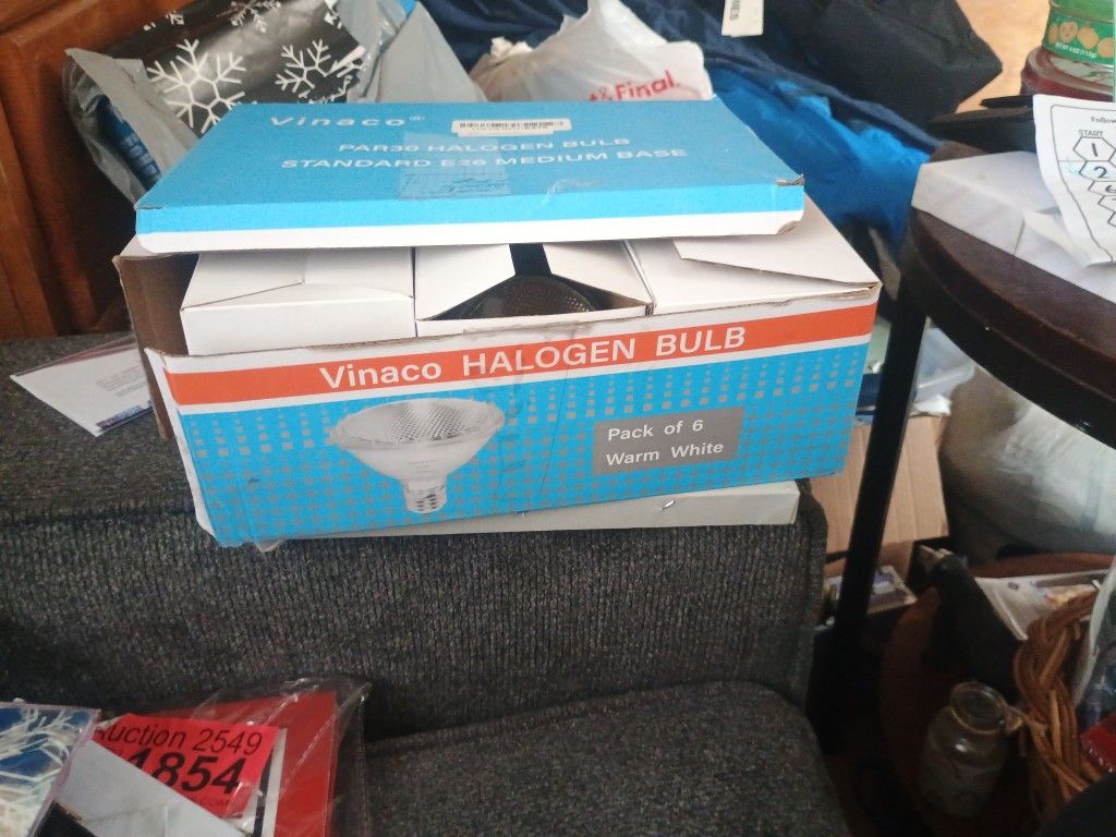 Pack Of 6warm White Vina O Halogen Bulbs