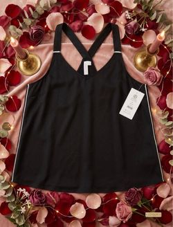 Kostol Black V-Neck Cami Top with Tags