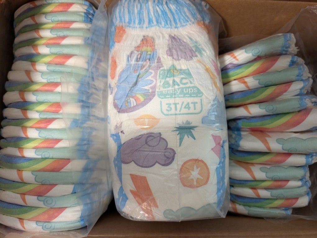 Pampers Easy Ups - Size 3T-4T - 62 Counts