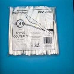Plant starch blend knives 250 piece
