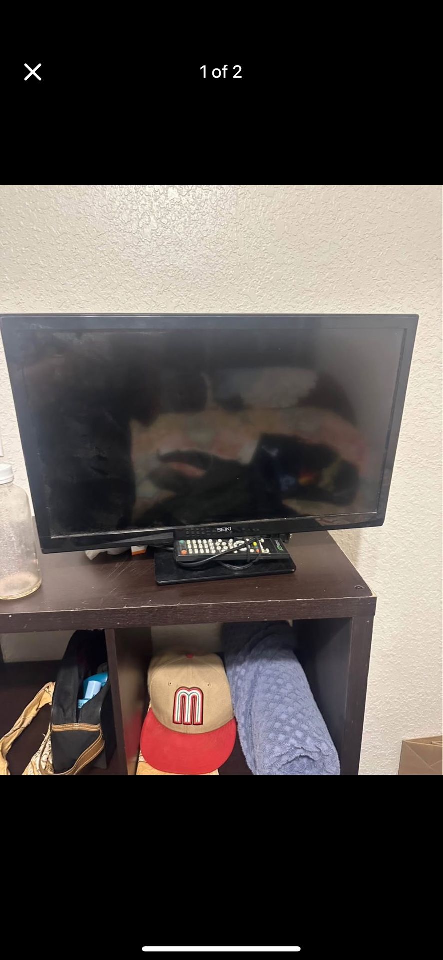 Seiki SE322FS 32 inch LCD TV HDMI Filat Screen Television with Remote