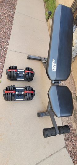 Bowflex dumbbells 5lbs to 52.5lbs