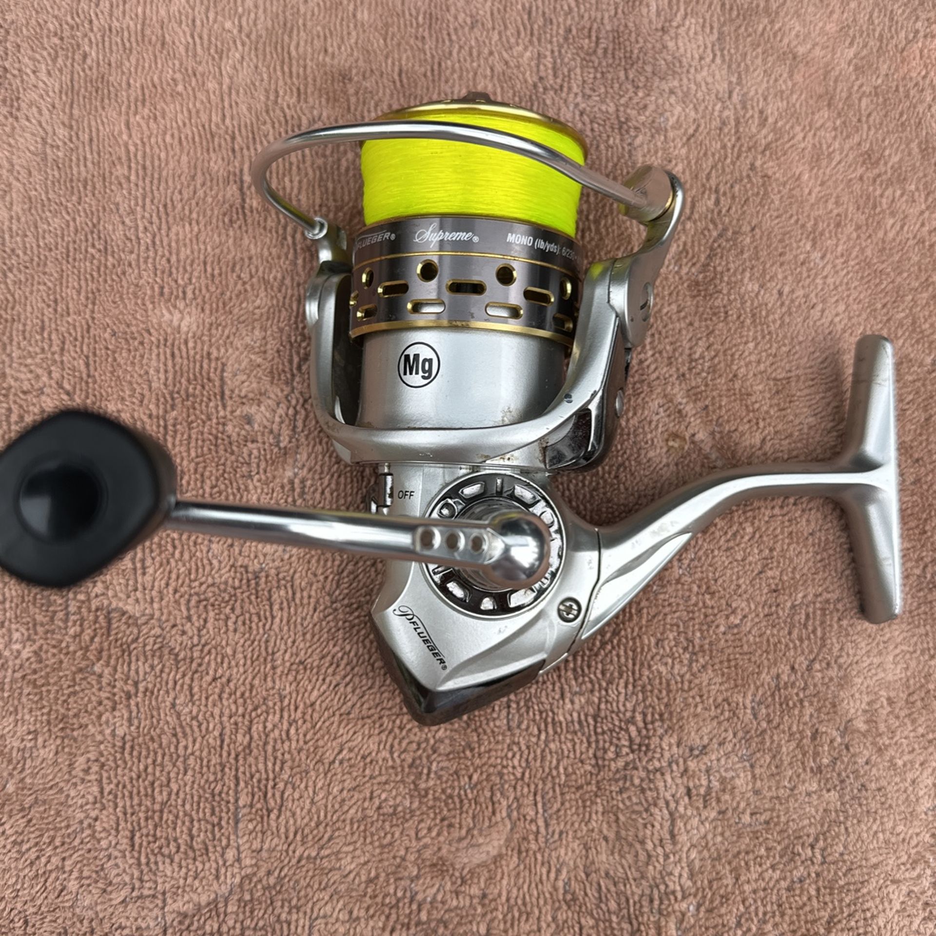 Pflueger Supreme Spinning Reel Great For Humpies