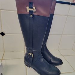 BLACK/COGNAC BOOTS SIZE 5