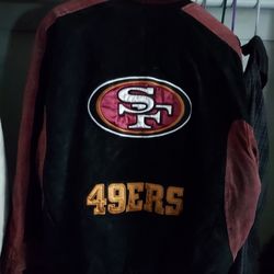 Vintage 49ers Suede Jacket