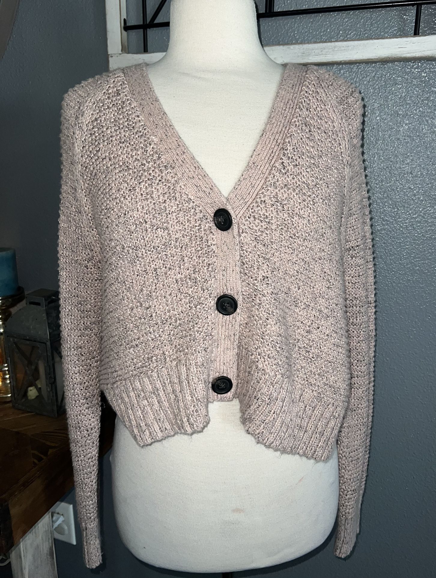 American Eagle Pink Cardigan