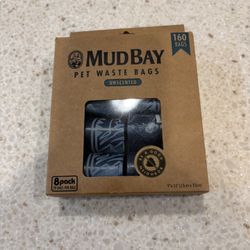 💩 MudBay Dog Waste Bags – 6 Rolls (Unscented)
