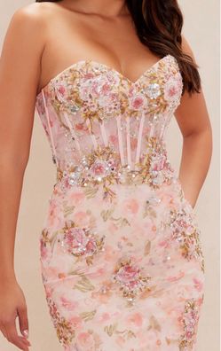 Pink Floral Gown