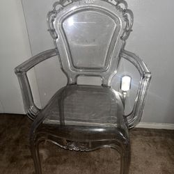 Clear Plastic Adult Chair
