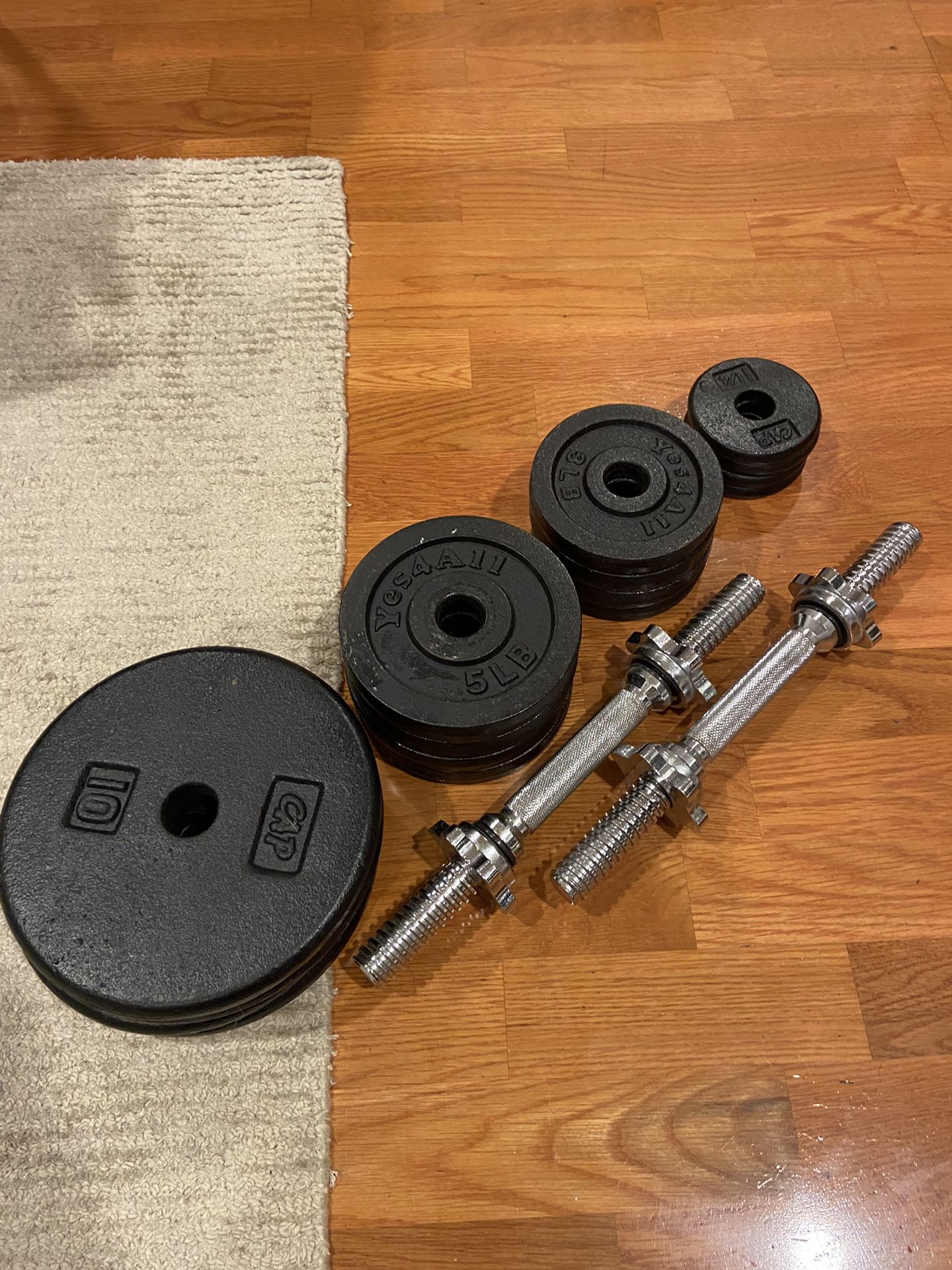 85lb Pair Adjustable Dumbbells