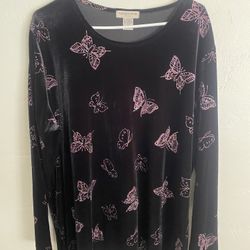 Butterfly Gamuza Blouse 