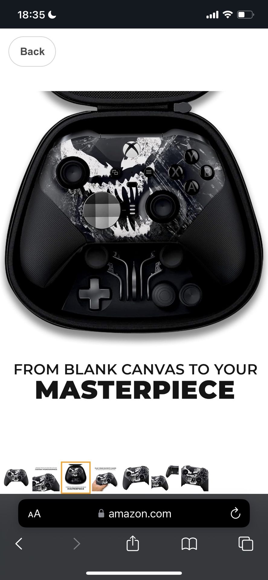 Venom X-box Elite Controller Series 2 Limited Edition by DreamController.