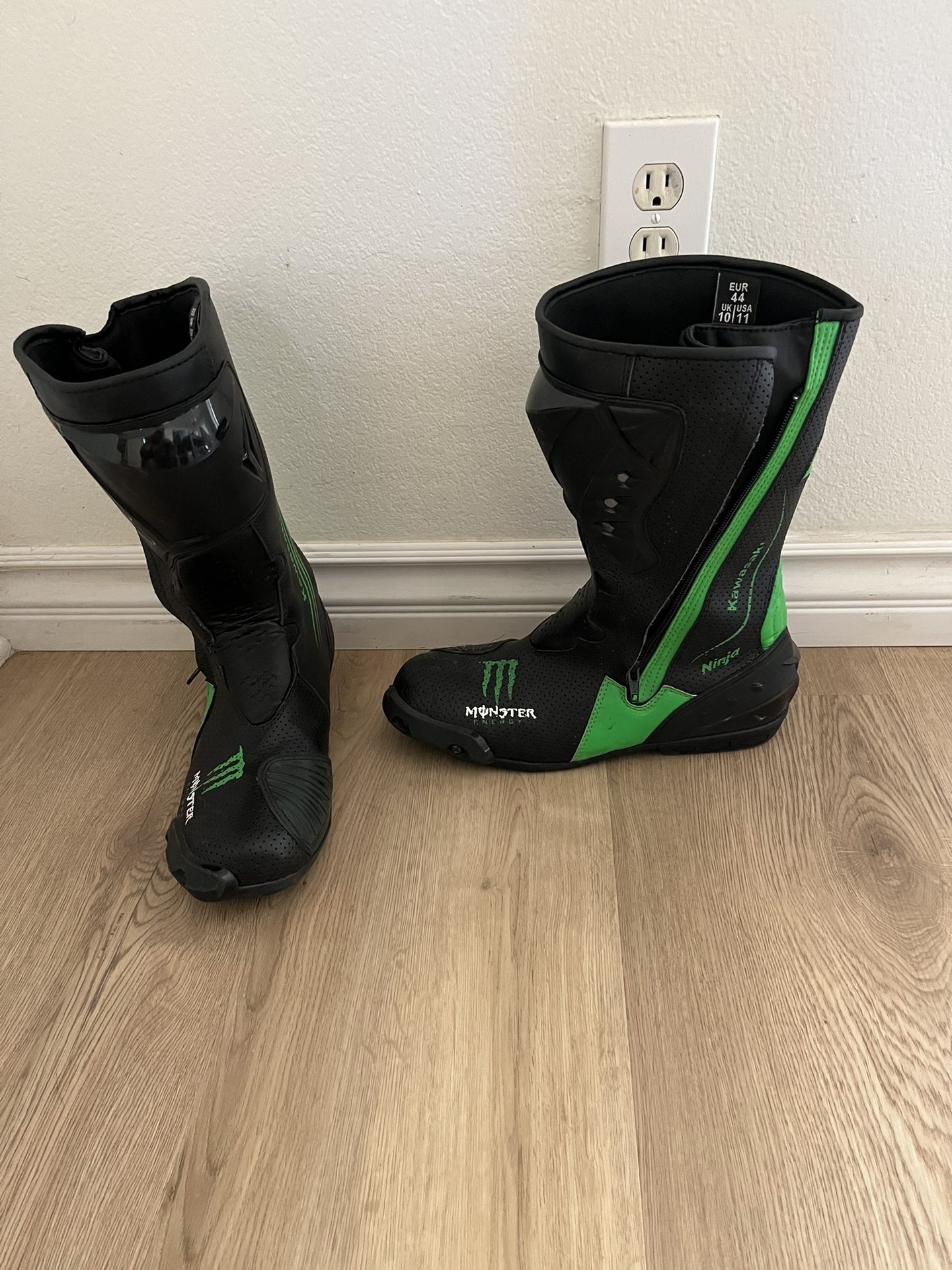 Monster Energy Kawasaki Ninja Motorcycle Boots