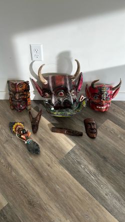 Mask and carving collection