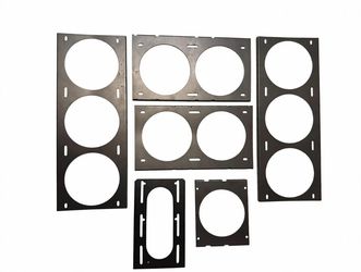 PC Fan & Radiator Mounting Brackets - Lot of 6 - Thermaltake 360mm 240mm 120mm