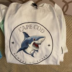 Shark Tee Shirts   Jaws 50th Anniversary.  My Creation. Small Medium Large And Xl
