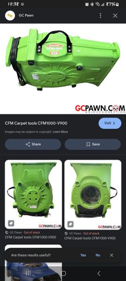 Setvpro Fan Low Profile Air Mover