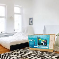 HD270 50” Hisense smart Roku 4k led Uhd tv