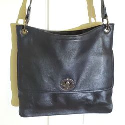 Black Leather Purse
