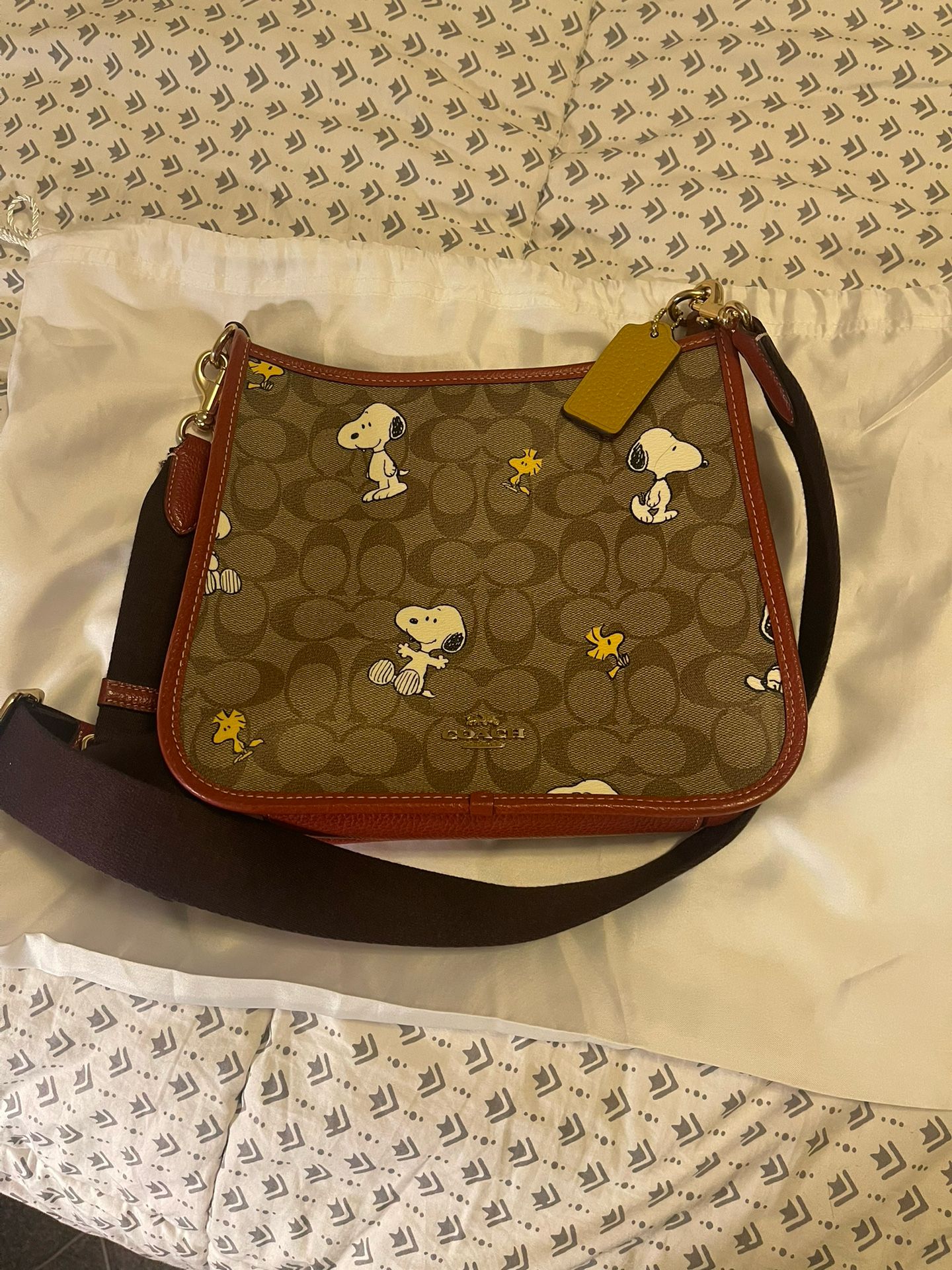 Snoopy Crossbody Coach Bag