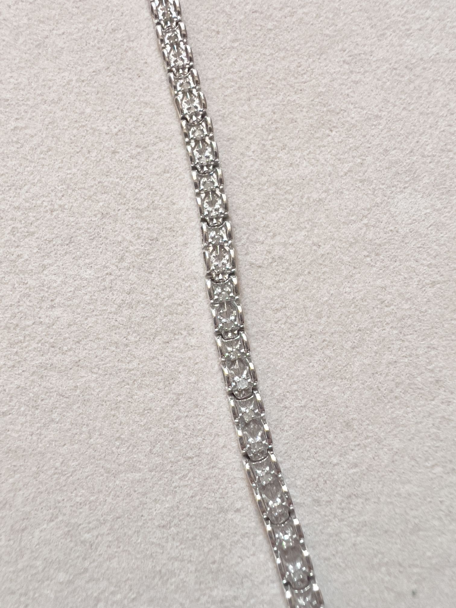 Silver & Diamond Bracelet 