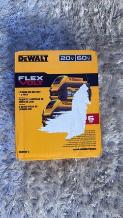DeWalt FLEXVOLT 20V/60V 6Ah Battery 2-Pack
