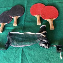 Ping Pong Paddles/Net
