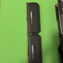 Corsair dominator DDR4 Ram 2x (32gb Total)