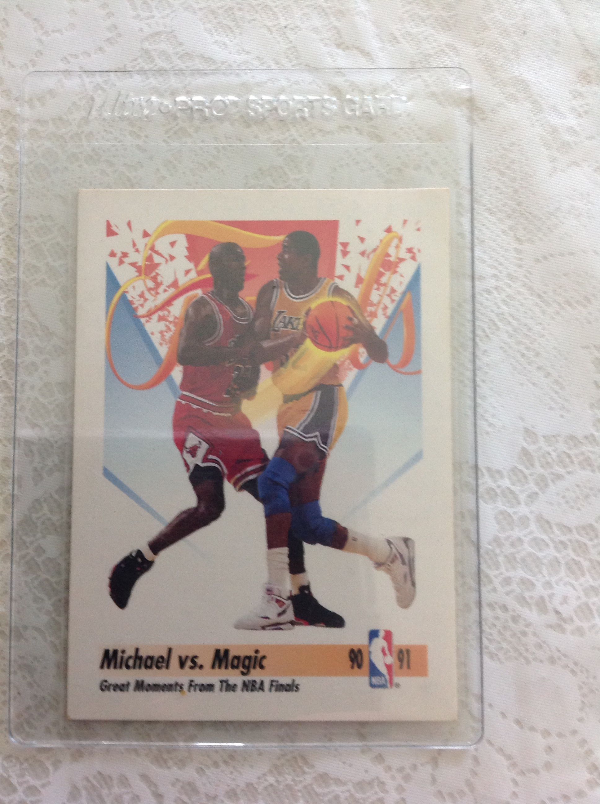 1991-92 SKYBOX MICHAEL JORDAN VS MAGIC JOHNSON # 333
