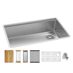 Elkay 31.5 X 18.5 Inch 16G Stainless Sink 
