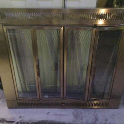 Antique Traditional Fire Place Doors.