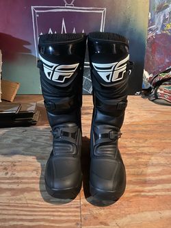 Fly Racing Motocross Boots (Black)
