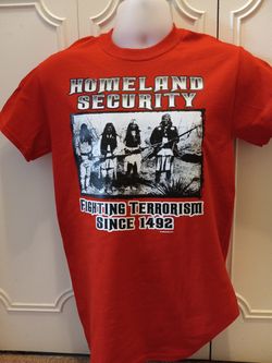 Homeland Security Indian T-Shirt S-5X