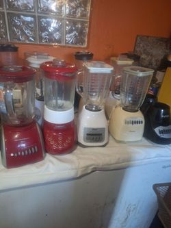 Blenders-Hamilton Beach.   (No Oster, )  Only Hamilton Beach,  Cuisinarts.  Black&Decker. $20 each