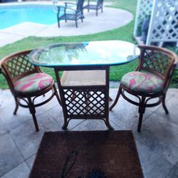 Wicker TEA table