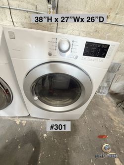 Kenmore Front Load Dryer White (#301)