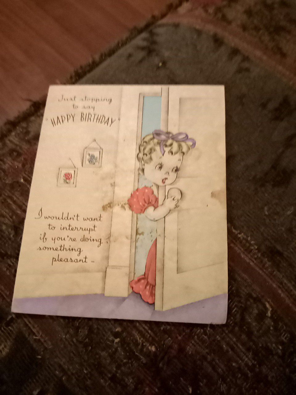 Old birthdaycard