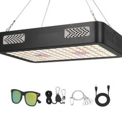 1000W LED Grow Light Triple Chips (15W LEDs) Full Spectrum Grow Light with UV&IR for Indoor Plants Veg and Flower