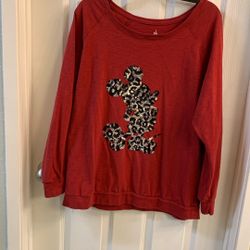 Mickey Mouse Sequin Long Sleeve