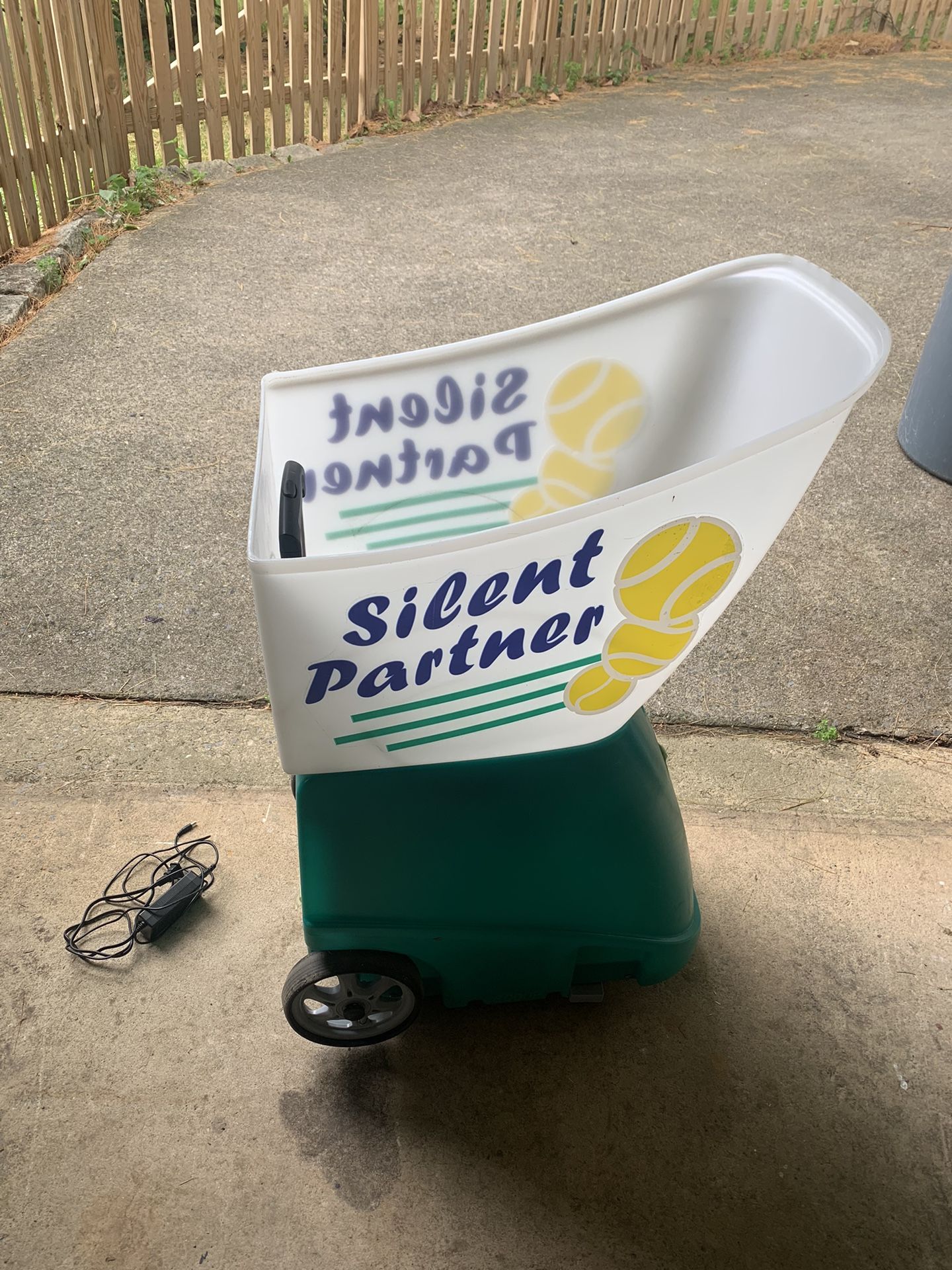 Silent Partner Tennis Ball Machine