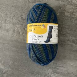 Sock Yarn - Regia City Street Color 4-ply