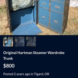 Hartman Steamer Trunk