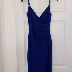 Royal Blue Prom Dress Size Small