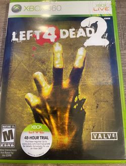 Xbox 360 left 4 dead 2 $25