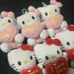 Hello kitty keychains