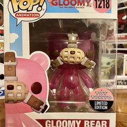 Funko Pop! Gloomy Bear #1218 •Naughty Grizzly Translucent* - Toy Tokyo Exclusive NIB