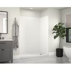 521^CRAFT + MAIN Jetcoat 60-in W x 32-in D x 78-in H White Subway 5.0 -Piece Glue Up Alcove Shower panel kit
